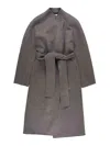 Khaite Deena Coat In Gray