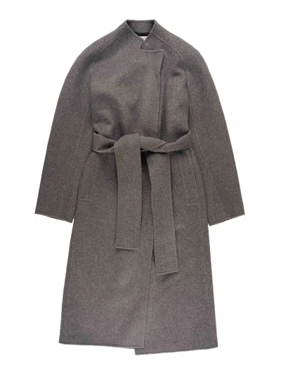Khaite Deena Coat In Gray
