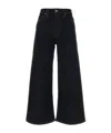 Khaite Denim Wide-leg Delina Jeans In Black