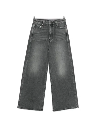 Khaite Delina Jeans In Gray