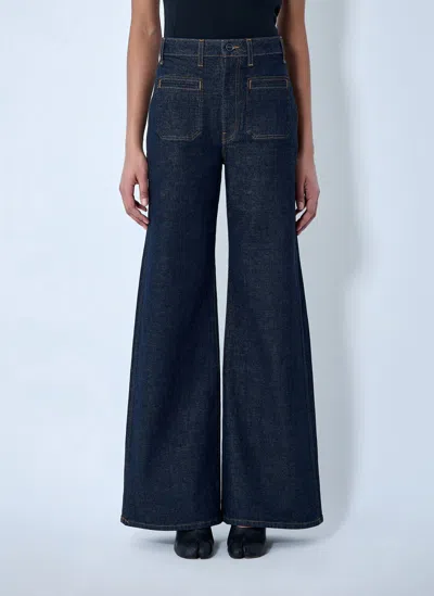 Khaite Delmonico Jeans In Blue