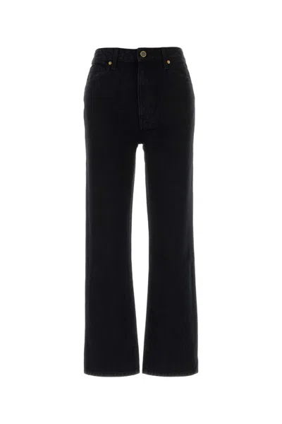 Khaite Denim Abigail Jeans In Black