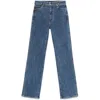 Khaite Ny Abigail Stretch Jeans In Blue