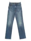 Khaite Denim Cotton Jeans In Blue