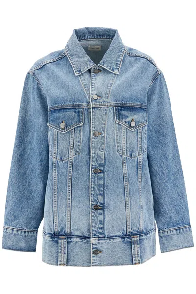 Khaite Denim Grizzo Jacket In In Blue