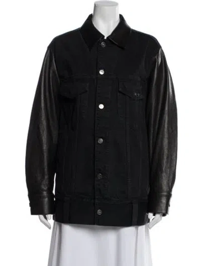 Pre-owned Khaite Denim Jacket In Black