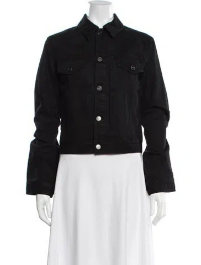 Pre-owned Khaite Denim Jacket In Black