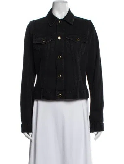 Pre-owned Khaite Denim Jacket In Black