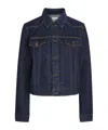 Khaite Navy Augustine Denim Jacket In Blue