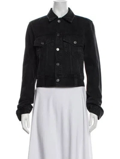 Pre-owned Khaite Denim Jacket In Black