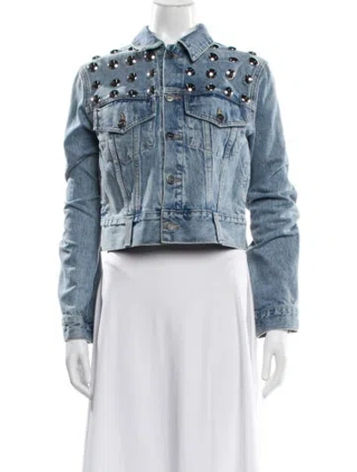 Pre-owned Khaite Denim Jacket In Blue