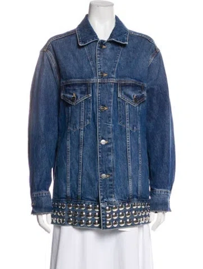 Pre-owned Khaite Denim Jacket In Blue