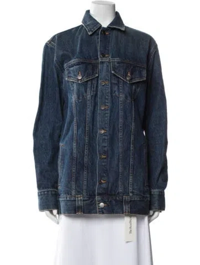 Pre-owned Khaite Denim Jacket In Blue