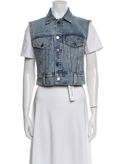 Pre-owned Khaite Denim Jacket In Blue