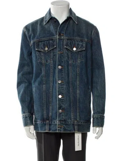 Pre-owned Khaite Denim Jacket In Blue