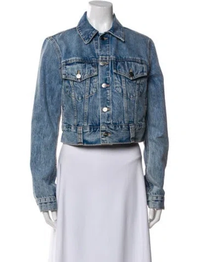 Pre-owned Khaite Denim Jacket In Blue
