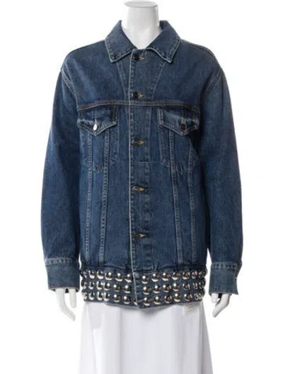 Pre-owned Khaite Denim Jacket In Blue