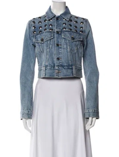 Pre-owned Khaite Denim Jacket In Blue