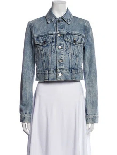 Pre-owned Khaite Denim Jacket In Blue