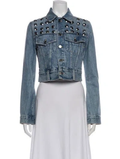 Pre-owned Khaite Denim Jacket In Blue