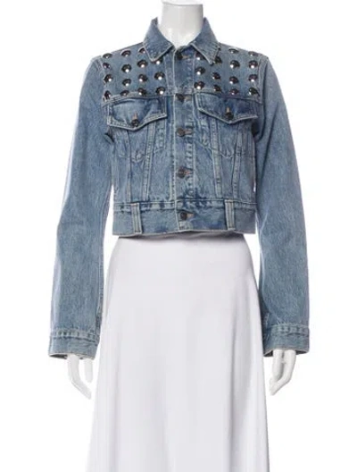 Pre-owned Khaite Denim Jacket In Blue