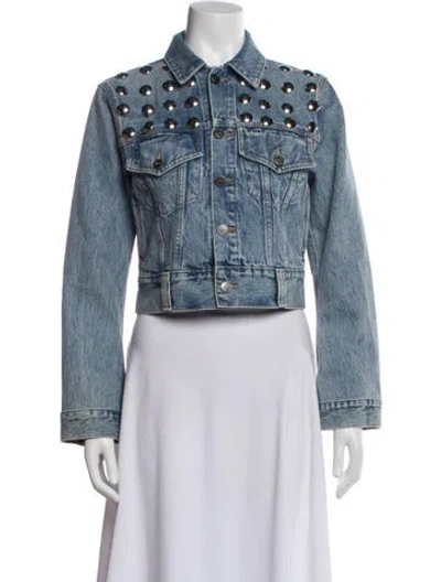Pre-owned Khaite Denim Jacket In Blue