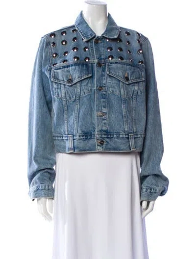 Pre-owned Khaite Denim Jacket In Blue