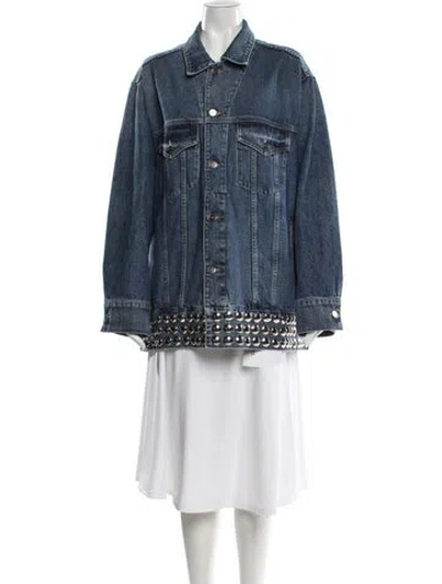 Pre-owned Khaite Denim Jacket In Blue