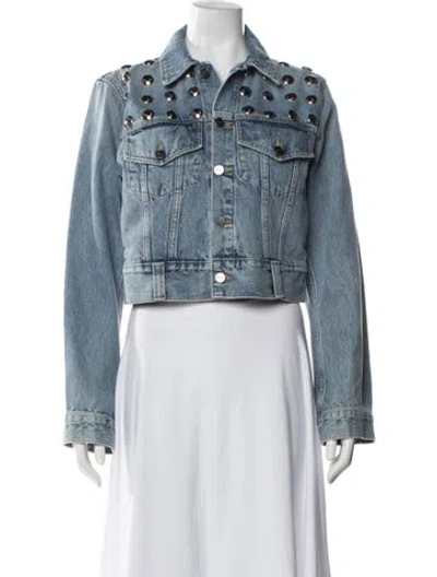 Pre-owned Khaite Denim Jacket In Blue