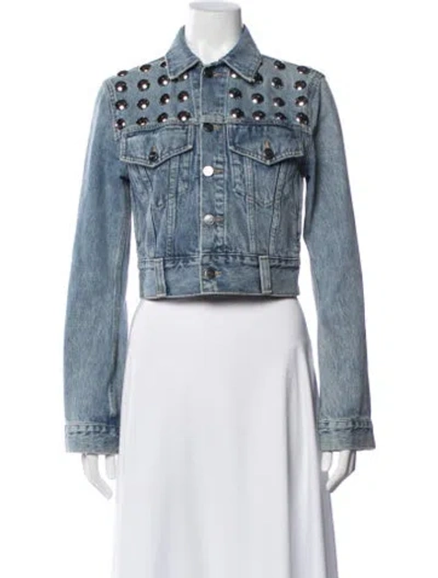 Pre-owned Khaite Denim Jacket In Blue