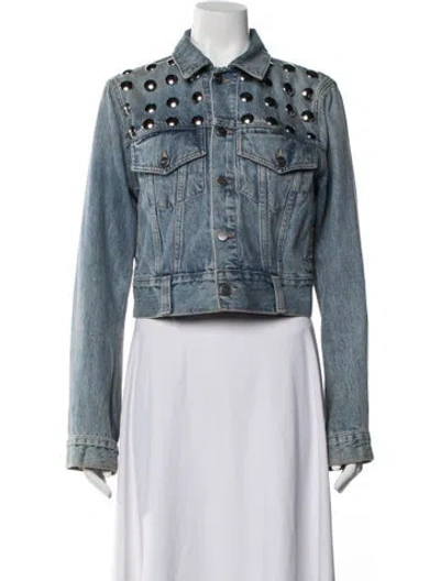 Pre-owned Khaite Denim Jacket In Blue
