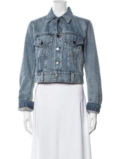 Pre-owned Khaite Denim Jacket In Blue