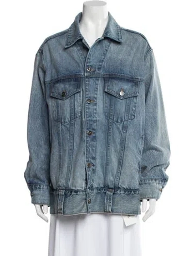 Pre-owned Khaite Denim Jacket In Blue