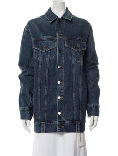 Pre-owned Khaite Denim Jacket In Blue
