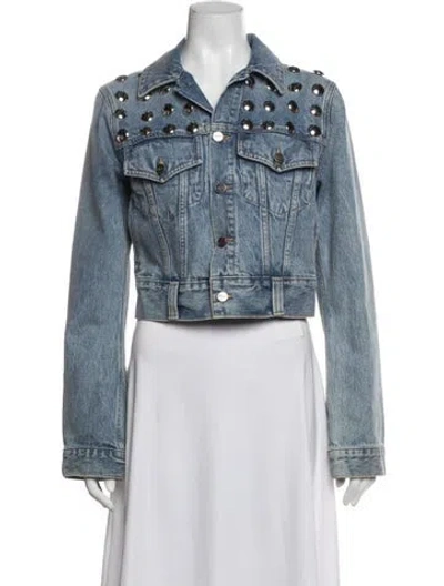 Pre-owned Khaite Denim Jacket In Blue