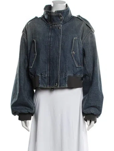 Pre-owned Khaite Denim Jacket In Blue