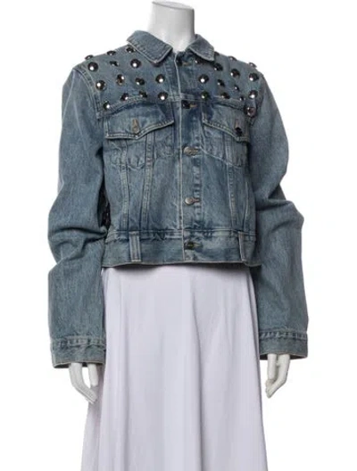 Pre-owned Khaite Denim Jacket In Blue