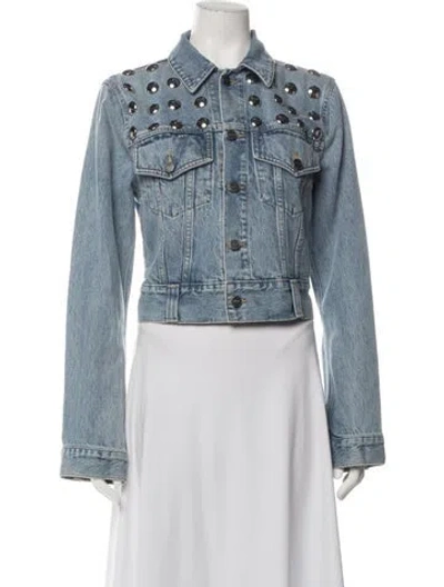 Pre-owned Khaite Denim Jacket In Blue
