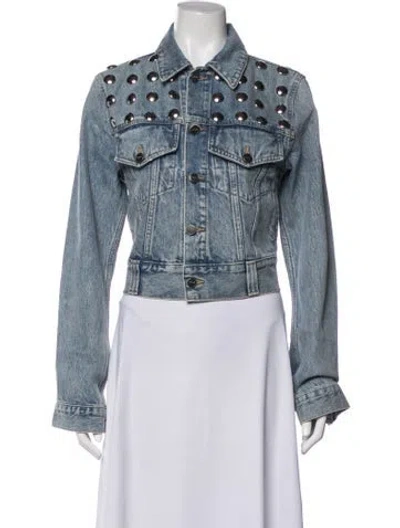 Pre-owned Khaite Denim Jacket In Blue