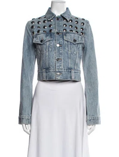 Pre-owned Khaite Denim Jacket In Blue