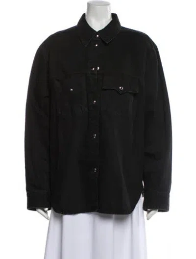 Pre-owned Khaite Denim Jacket In Gray