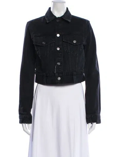 Pre-owned Khaite Denim Jacket In Gray