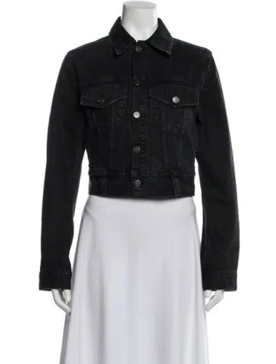 Pre-owned Khaite Denim Jacket In Gray