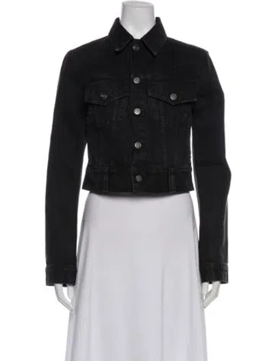 Pre-owned Khaite Denim Jacket In Gray