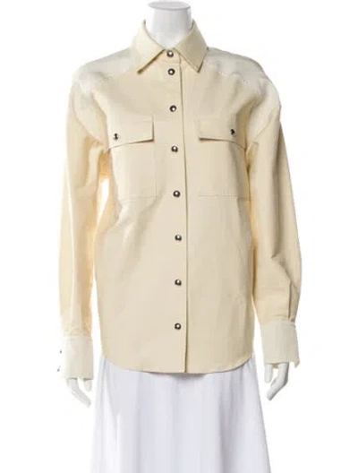 Pre-owned Khaite Denim Jacket In Neutral
