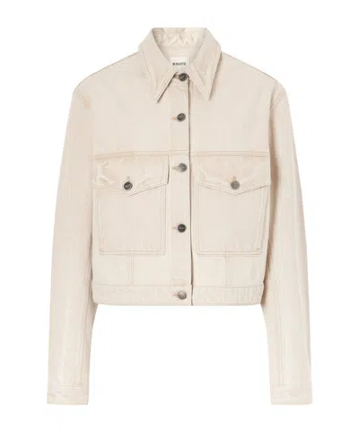 Khaite Denim Jacket In Neutral