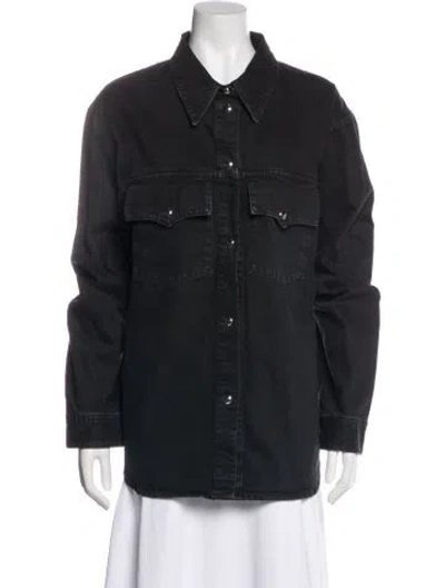 Pre-owned Khaite Denim Jacket W/ Tags In Black