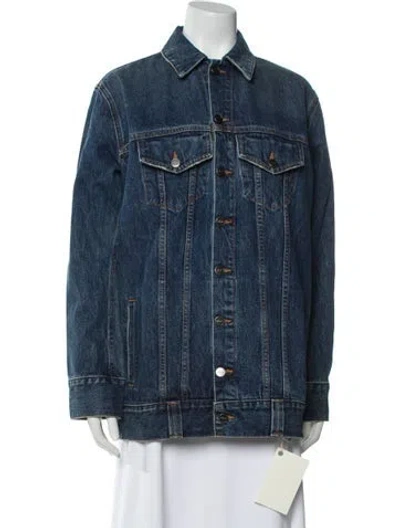Pre-owned Khaite Denim Jacket W/ Tags In Blue