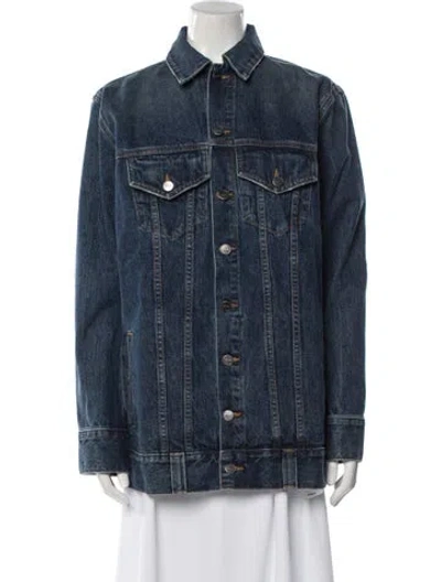 Pre-owned Khaite Denim Jacket W/ Tags In Blue