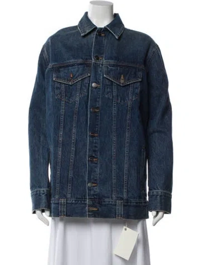 Pre-owned Khaite Denim Jacket W/ Tags In Blue